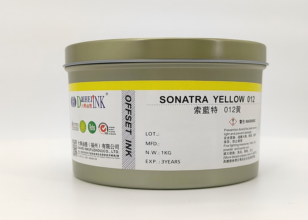 СПЕЦИАЛЬНЫЙ ЦВЕТ — офсетные чернила SNT Pantone Spot Color Yellow 012C